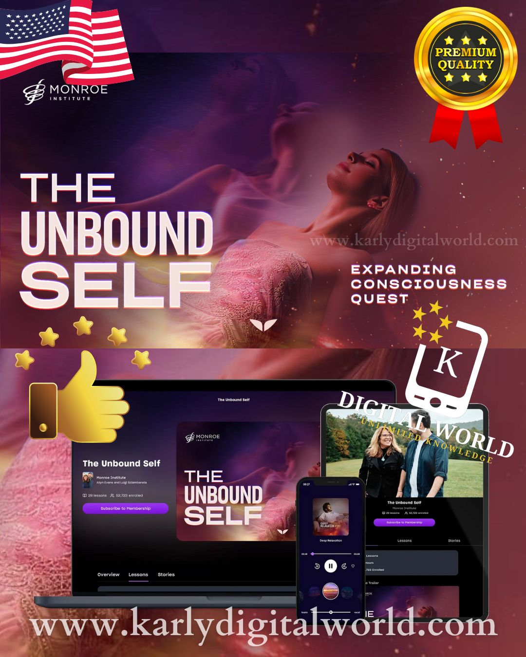 The Unbound Self Expanding Consciousness The Monroe Institute Mindvalley In English + Bonus