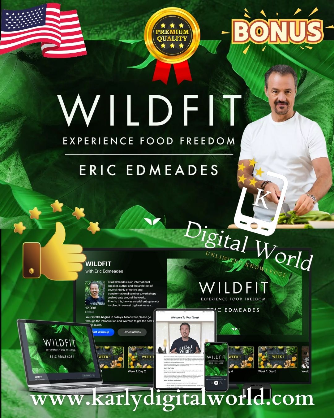 WILDFIT - Eric Edmeades Mindvalley (In English) + WILDFIT Bonus Calls